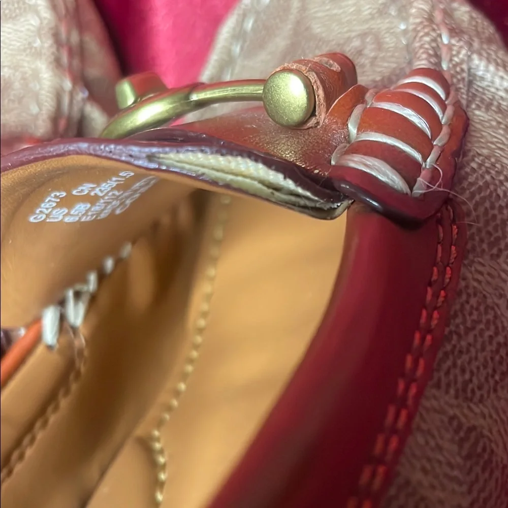 Coach Women's Beige Loafers 6.5 37 - Picture 8 of 10